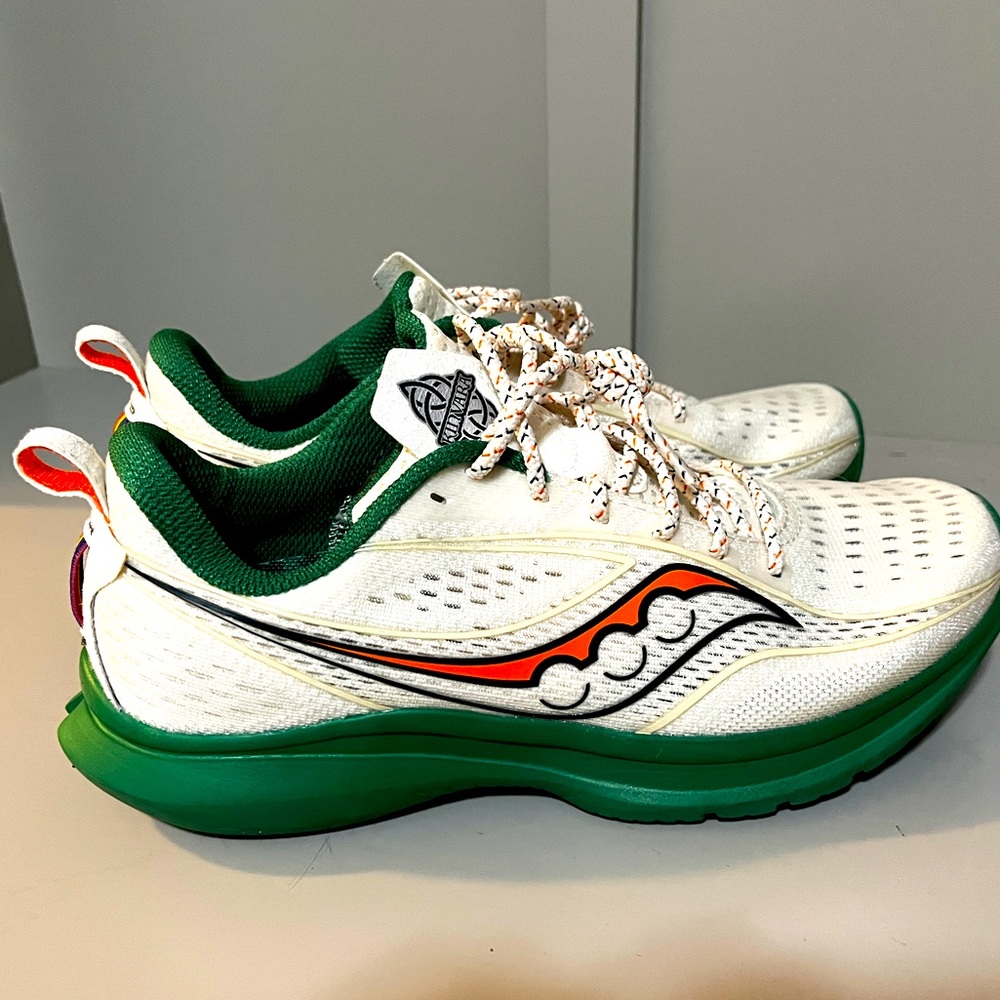 Saucony Kinvara 13 Shamrock Irish Cream size 8 worn couple of times. Like new.